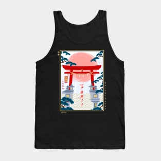 Torii landscape Ukiyo-e Tank Top